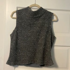 Mock t neck sweater